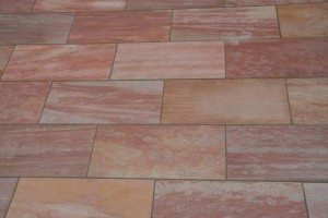 Dalle Brésil Rose Bords Sciés